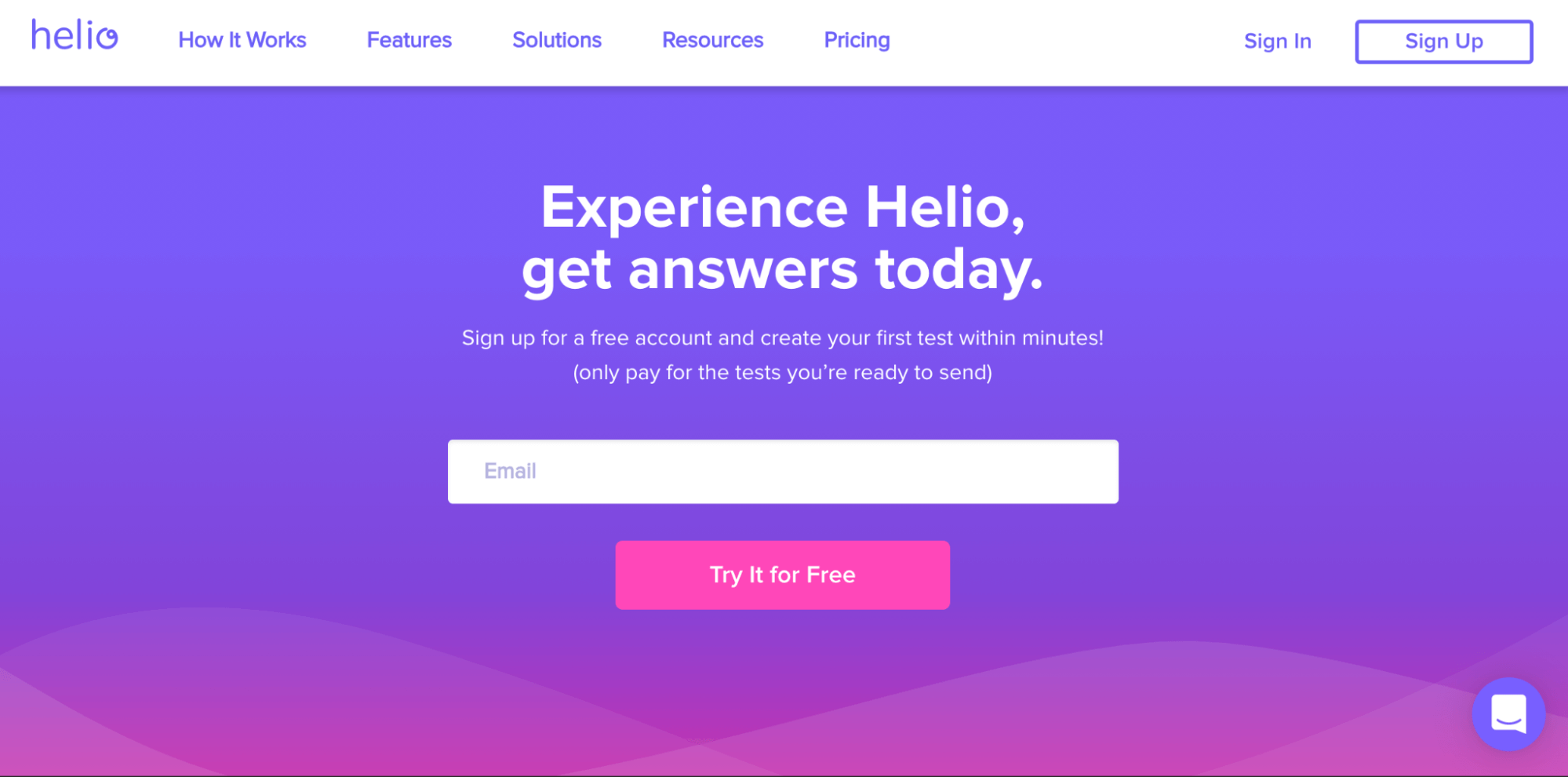 Helio Call to Action