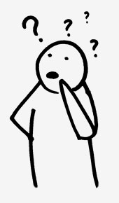 Illustration of person thinking about publishing the beta version.