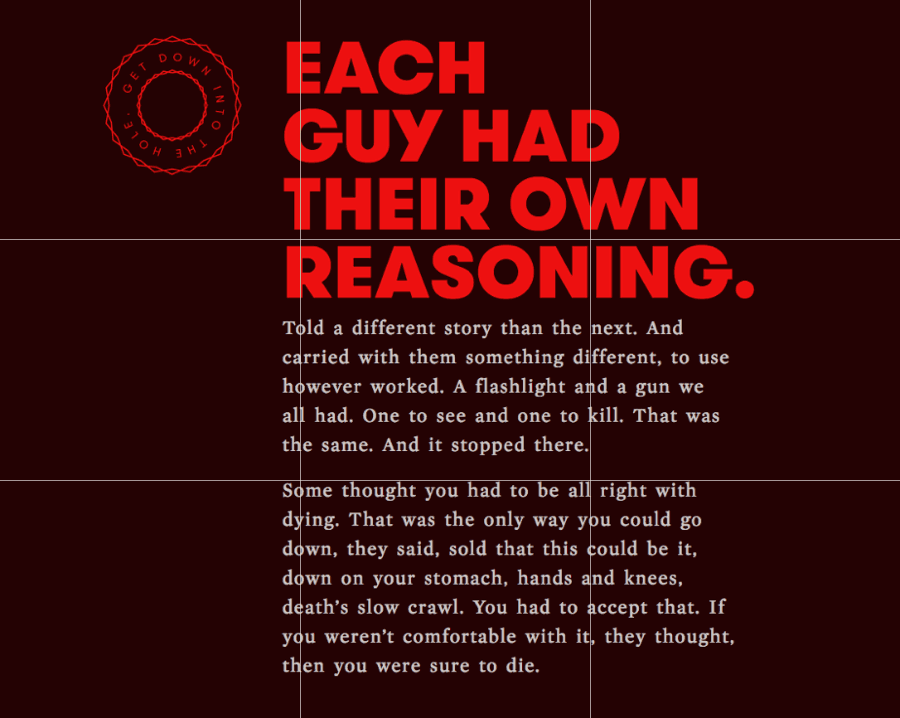 rule of thirds text