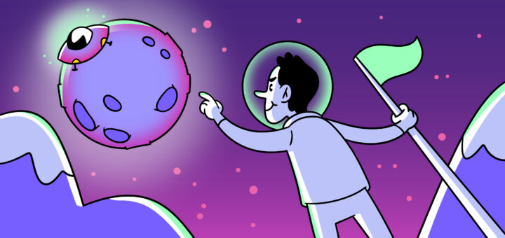 Needfinding, showing a user trying to get to his ship.