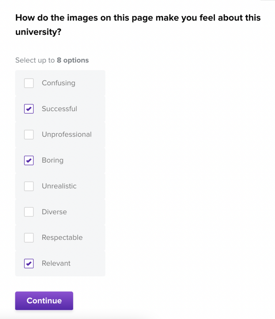 Multiple choice questions allow for multiple feedback points.
